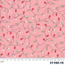 【Moda モダ】Deer Christmas-31165-15(2E-04)(2C-06) グリーン系 レッド系 イエロー系 アイテム柄 モチーフ柄 クリスマス コットン100% シーチング 110cm幅【10cm単位販売】