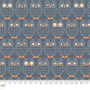 【Moda モダ】Good Spirits-RS5140-12(2B-06) グレー 動物柄 フクロウ ポップ コットン100% シーチング ruby star ルビースター【10cm単位販売】
