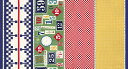 【Moda モダ】Good Times-21770-11(2D-03)マルチカラー ドット柄 チェック柄 数字柄 文字列 moda fabrics コットン100% シーチング 110cm幅【10cm単位販売】