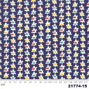 【Moda モダ】Good Times-21774-15(2D-03)記号柄 ブルー系 moda fabrics コットン100% シーチング 110cm幅【10cm単位販売】