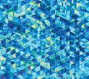 【Moda モダ】Gradients Kaleidoscope-33436-11D(2D-03) スカイブルー系 ブルー系 青色 水色 幾何学柄 万華鏡 デジタルプリント コットン100% シーチング【10cm単位販売】(3)