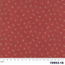 【Moda モダ】Happy Fall-19953-16(2E-03) レッド系 植物柄 コットン100% シーチング 110cm幅【10cm単位販売】