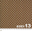 【Moda モダ】Ladies' Legacy-8353-13(2E-04) ブラウン系 ドット柄 植物柄 コットン100% シーチング【10cm単位販売】