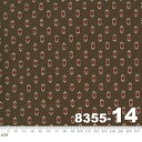 【Moda モダ】Ladies' Legacy-8355-14(2E-04) ブラウン系 コットン100% シーチング【10cm単位販売】
