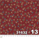 【Moda モダ】Mary Anns Gift-31632-13(2A-02) ベージュ系 ブラウン系 レッド系 ブルー系 花柄 小花柄 植物柄 コットン100...