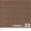 【Moda モダ】Mary Anns Gift-31633-22(2A-02) ベージュ系 ブラウン系 レッド系 茶色 赤色 花柄 小花柄 植物柄 コットン10...