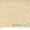 【Moda モダ】Mary Anns Gift-31636-12(2A-02) ベージュ系 ブラウン系 茶色 花柄 小花柄 コットン100%シーチング【10cm...