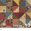 【Moda モダ】Mary Anns Gift-31639-13(2A-02)) ベージュ系 ブラウン系 ブルー系 茶色 青色 パッチワーク柄 花柄 小花柄 植...