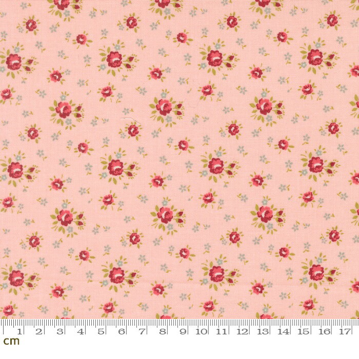 樂天商城 - 【Moda-k モダ】Lyda Rose-3071-18(3A-02) 花柄 小花柄 ピンク系 エレガント かわいい シーチング 110cm幅 パッチワーク ハンドメイド【10cm単位販売】