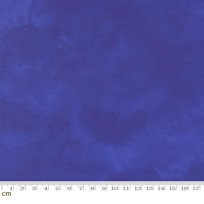 Rakuten - 【Moda モダ】Delphinium-24660-14(3A-10) 無地柄 にじみ模様 ブルー系 ネイビー系 かわいい シーチング 110cm幅 パッチワーク ハンドメイド【10cm単位販売】