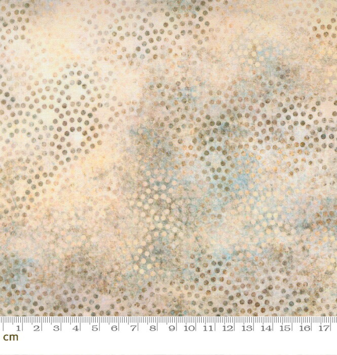【Moda モダ】Tranquil Patina-48119-11(3A-07) ドット 水玉 鱗模様 テクスチャ ゴールド風 ナチュラル 和柄 上品 伝統柄 シーチング 110cm幅 パッチワーク ハンドメイド【10cm単位販売】
