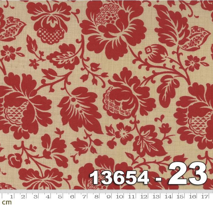 ブランド moda fabrics > デザイナー French General > シリーズ Josephine > 色ちがい > 品番：moda-13654-23 ★商用利用可★ 生地巾：約110cm 素材：綿 100％ 生地種類：シーチング 【Josephine】 moda fabric モダ ファブリックは有名デザイナーたちによる洗練されたデザインと上質なUSAコットンが魅力の世界トップブランド。豊富なシリーズはテイストが統一されており、組み合わせるだけで簡単に素敵なパッチワークや小物作りを楽しめます。 ＊お使いのモニターやPCの仕様によって実際のものと色が異なる場合がございます。