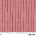 【Moda モダ】Northport Silky Wovens-12215-31(2C-03) レッド系 ストライプ柄 先染め コットン100% シーチング【10cm単位販売】
