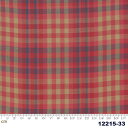 【Moda モダ】Northport Silky Wovens-12215-33(2C-03) ネイビー系 レッド系 ベージュ系 チェック柄 先染め コットン100% シーチング【10cm単位販売】