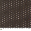 【Moda モダ】Pumpkin Spice Gatherings-49295-18(2A-06) 小花柄 ナチュラル 秋 花柄 ブラウン 茶色 シーチング 110cm幅【10cm単位販売】(3)