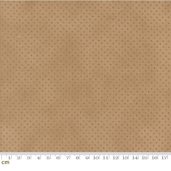 【Moda モダ】Pumpkin Spice Gatherings-49296-16(3A-01) 無地系 ミニサイズ 三角形模様 ベージュ シー..
