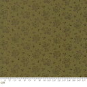 【Moda モダ】Puzzle Pieces-10109-25(2D-02) グリーン系 緑色 小花柄 花柄 植物柄 ペイズリー柄 コットン100% シーチング 【10cm単位販売】(3)