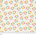 【Moda モダ】Raspberry Summer-37695-11(3A-01) ホワイト カラフル 小花柄 シンプル かわいい コットン100% シーチング 110cm幅【10cm単位販売】