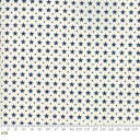 【Moda モダ】Star and Stripe Gatherings-1267-12(2D-05) 星柄 スター記号柄 ドット柄 ネイビー系 ホワイト系 コットン100% シーチング【10cm単位販売】(3)