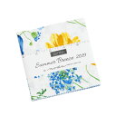 【Moda モダ】Summer Breeze 2019-33440PP(42枚) 約12.7cm×12.7cm アイボリー系 ブルー系 イエロー系 花柄 小花柄 プレカット カットクロス コットン100% シーチング