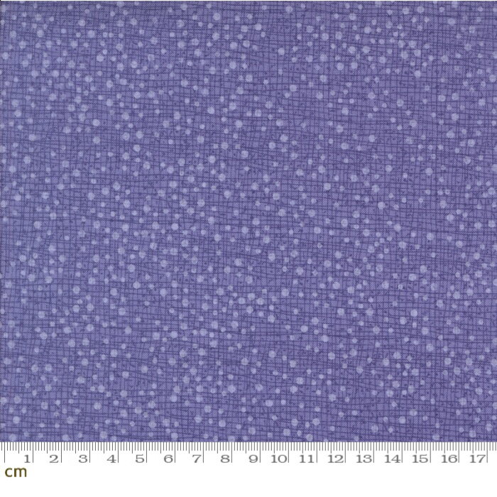 【Moda モダ】 Superbloom-48715-174(3A-02) ドット 水玉 シテクスチャ 格子模様 パープル コットン100％ シーチング 110cm幅【10cm単位販売】