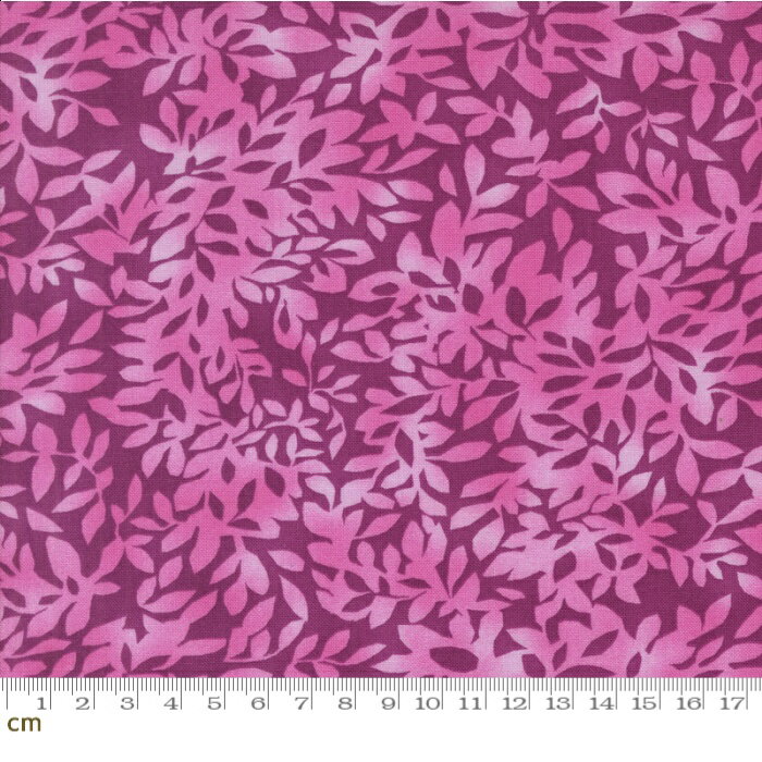 【Moda モダ】 Superbloom-48787-12(3A-02) つる草 葉っぱ リーフ パープル コットン100％ シーチング 110cm幅【10cm単位販売】