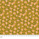 【Moda モダ】Tiny Frights-RS5119-12(2E-08) イエロー系 小花柄 薔薇 バラ ハロウィン ルビースター コットン100% シーチング【10cm単位販売】(3)
