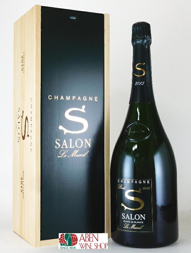 サロン ブラン ド ブラン 2015年 マグナム （1500ml） （1本用木箱入り）【送料無料】【シャンパーニュ白／発泡】【正規品】【辛口】