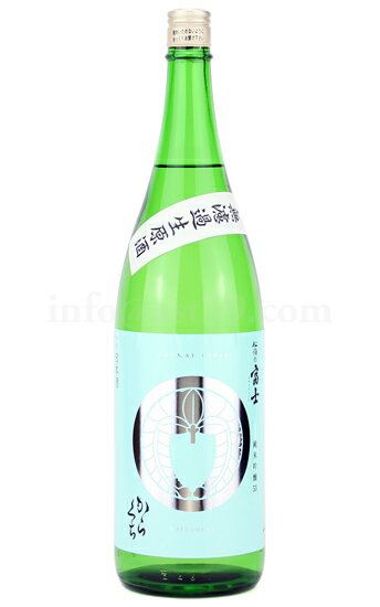【日本酒】 松嶺の富士 家紋ラベル からくち 無濾過生原酒 純米吟醸 R5BY 1.8L（要冷蔵）