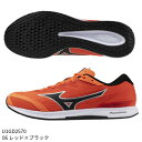 【ミズノ】デュエルソニック4 DUELSONIC4/レーシングシューズ/ランニングシューズ/MIZUNO(U1GD2570) 06 レッド×ブラック