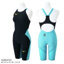 【ミズノ】GX・SONIC 6 ET ハーフスーツ 競泳水着/レーシング/トップモデル/MIZUNO(N2MGA703) 93 ブラック×ターコイズ