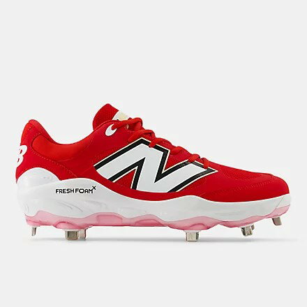 【ニューバランス】Fresh Foam X 3000v7 金属スパイク/野球スパイク/newbalance(L3000TR7) レッド