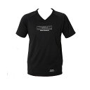 ネコポス選択可【ワールドペガサス】防風・撥水半袖カットソー Tシャツ/半袖/野球ウェア/Worldpegasus (WAP103) 90 ブラック