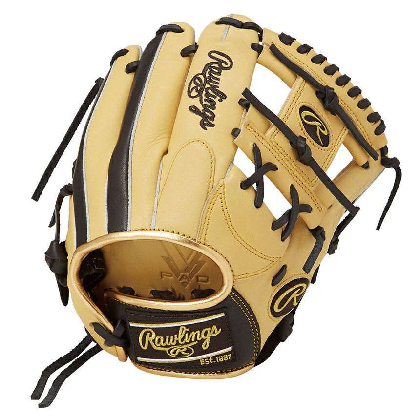 【ローリングス】軟式ジュニア HYPER TECH COLOR SYNC 右投げ/オールラウンド用/軟式グラブ/軟式グローブ　ジュニア/rawlings(GJ5HTCG9M) CAM/B キャメル/ブラック