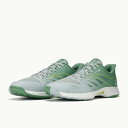 【ヨネックス】パワークッションエアラスダッシュ5 ワイド GC テニスシューズ/YONEX(SHTAD5WG) 809 グレ-/ペールグリーン