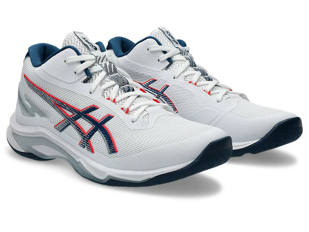 【アシックス】NETBURNER BALLISTIC MT4 ネットバーナー/バレーボールシューズ/asics (1053A071) 101 White/Mak...