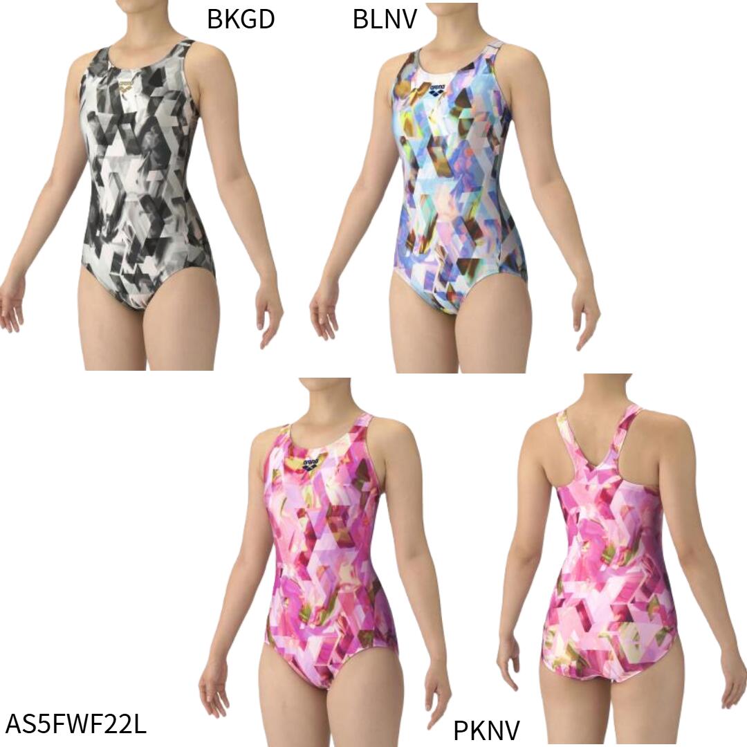 【アリーナ】フィットネスワンピース　Yバック/差し込みパッド/ワンピース水着/水着/arena(AS5FWF22L)