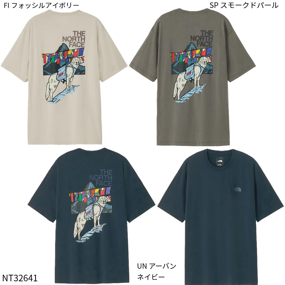 乐天商城 - ネコポス(クロネコゆうパケット)選択可【THE NORTH FACE】S/S Dogsled Grafhic Tee ショートスリーブドッグスレッドグラフィックティー/ユニセックス/Tシャツ/半袖/国内正規品/ノースフェイス(NT32641)