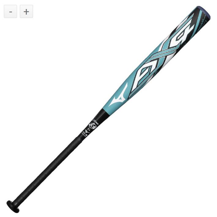 【ミズノ】ミズノプロ AX4 12インチ/エーエックスフォー/ソフトボール用バット/MIZUNO(1CJFSA0283) 2509 HISUI×ブラック