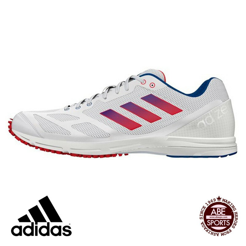 【アディダス】adiZERO feather RK 2　ランニングシューズ　アディダス/アディゼロ/シューズ　アディダス/adidas (CDA57) BY2454 ランニングホワイト/コアレッド S17/カレッジロイヤル