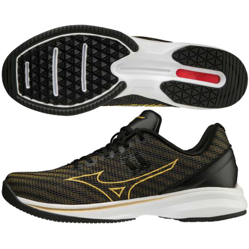 【ミズノ】ウエーブ ライトレボラン プロ 2022セレクションモデル トレーニングシューズ/シューズ 野球/MIZUNO (11GT2201)50 ブラック×ゴールド