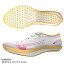 【ミズノ】ウエーブデュエル PRO QTR トラックレース/ランニングシューズ/シューズ 陸上/ミズノ/MIZUNO (U1GD2250) 02 ホワイト×ピンク×イエロー 11,999円