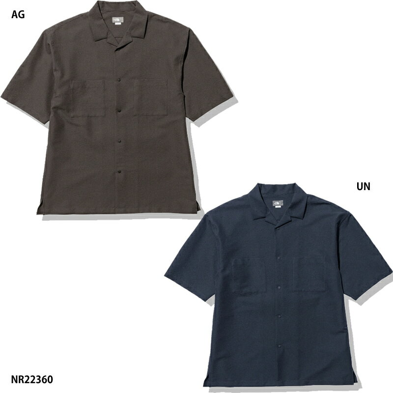 yTHE NORTH FACEzS/S Seersucker Vent Mesh Shirt V[gX[uVATbJ[xgbVVc/Ki/m[XtFCX(NR22360)