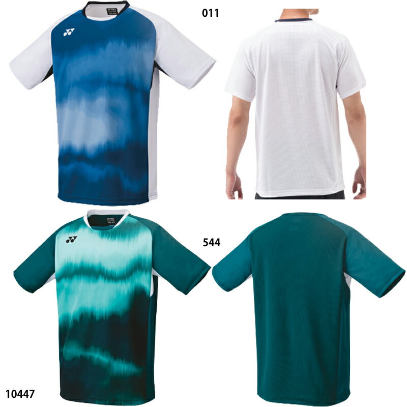 【ヨネックス】メンズゲームシャツ フィットスタイル/半袖トップス/テニスウェア/YONEX(10447)