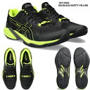 【アシックス】SKY ELITE FF 2 バレーボールシューズ/VOLLEYBALL/asics (1051A064) 004 BLACK/SAFETY YELLOW