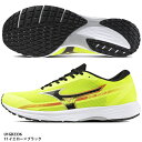 【ミズノ】デュエルソニック 3 ワイド ランニングシューズ/MIZUNO(U1GD2336)11 イエロー×ブラック