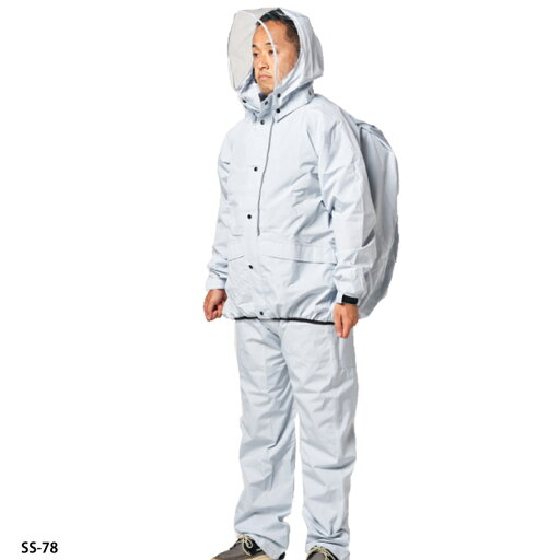 【コヤナギ】ストレッチレインスーツ バッグインレインスーツ 通学/通勤/合羽/カッパ/レインスーツ(SS-78)シルバー 【コヤナギ】ストレッチレインスーツ バッグインレインスーツ 通学/通勤/合羽/カッパ/レインスーツ(SS-78)シルバー