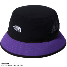 【THE NORTH FACE】キャンプメッシュハット/ユニセックス/ノースフェイス/国内正規品(NN02232) KP ブラック×TNFパープル