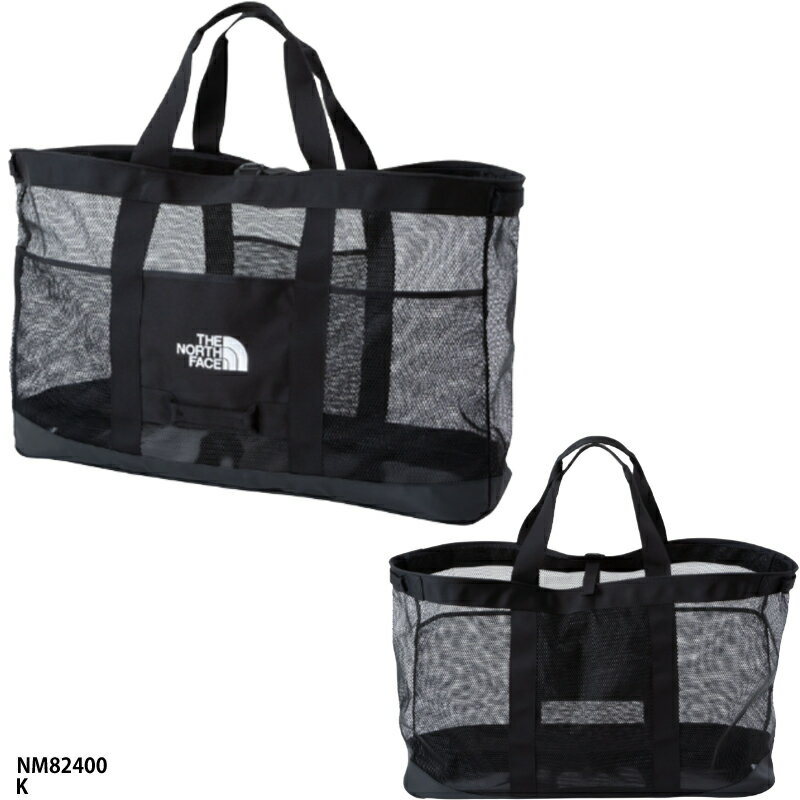 【THE NORTH FACE】 Glutton Mesh Tote L グラットンメッシュトートL/ノースフェイス/国内正規品(NM82400) K ブラック