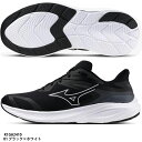 【ミズノ】エナジーランナーズ ランニングシューズ/MIZUNO (K1GA2410) 01 ブラック×ホワイト